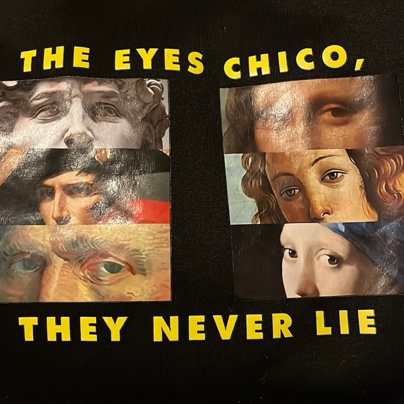 Scarface quote hoodie “The eyes Chico, they never lie” - Picture 2 of 5